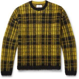 Mr.P Mr Porter Men’s Checked Knitted Sweater NWOT Medium